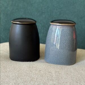 Denby salt and pepper set